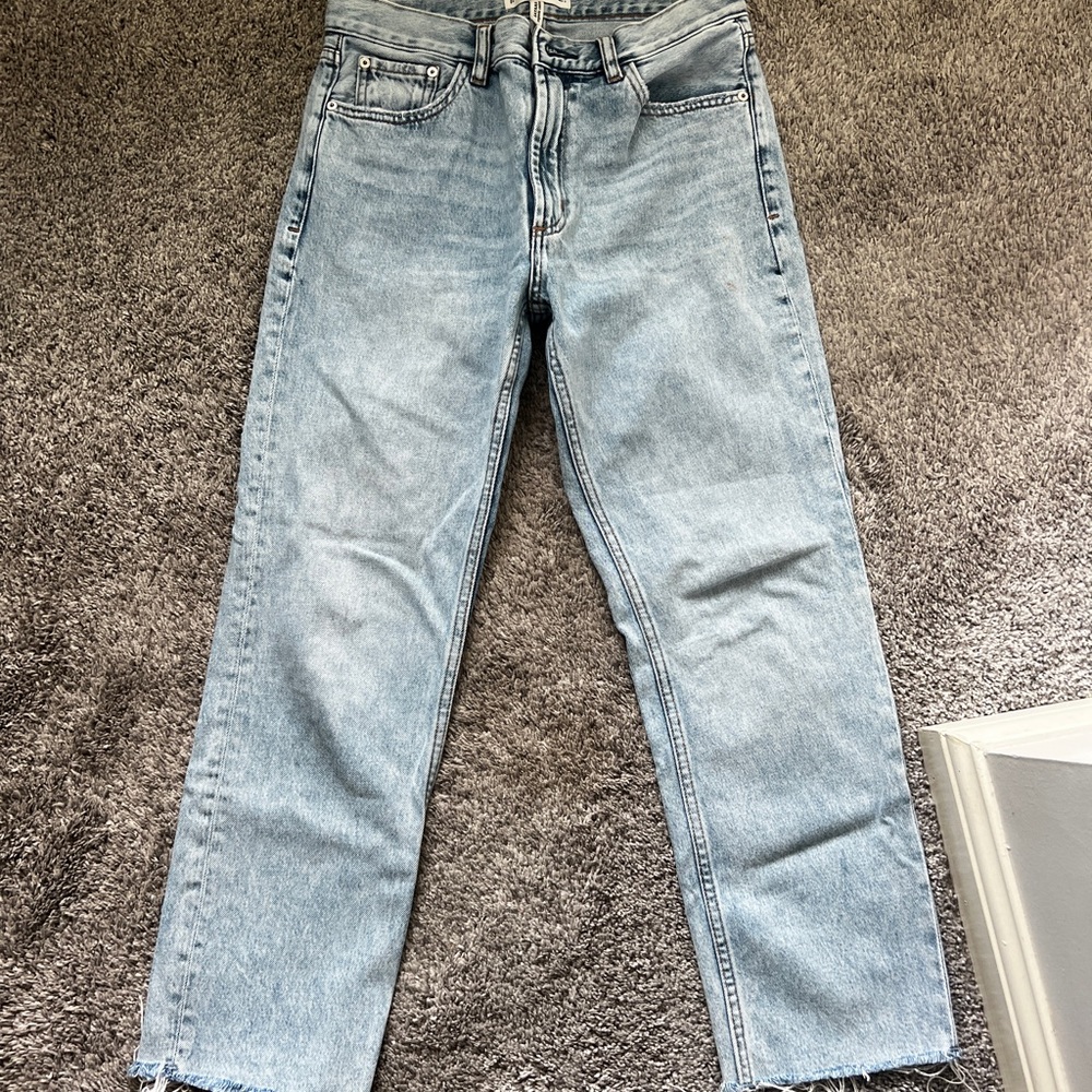 Mango Denim Light Wash Jeans